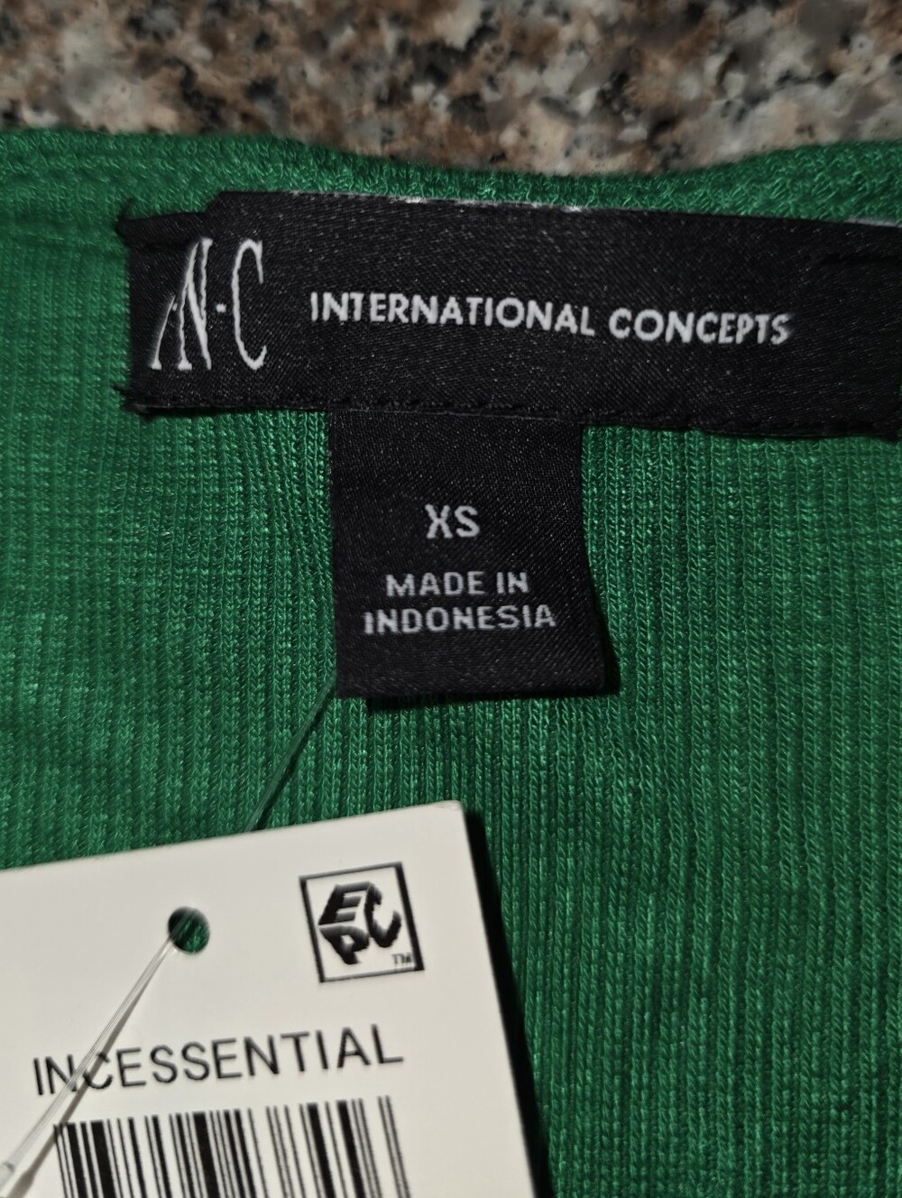 INC Ribbed V-Neck - Picture 3 of 10